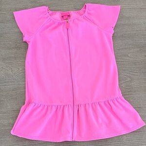 Lilly Pulitzer Vibrant Pink Knit Coverup